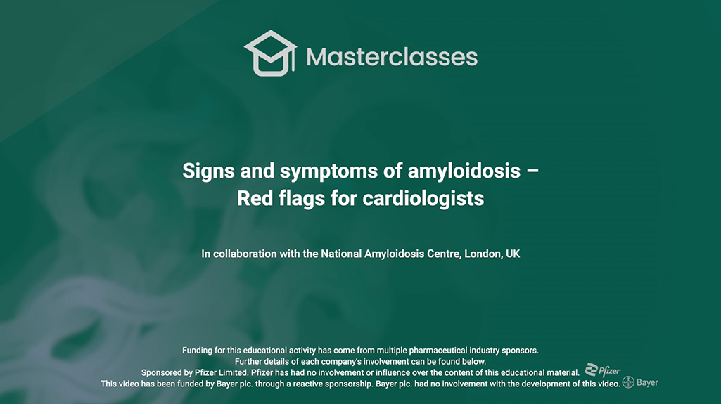 Referral and diagnosis of suspected cardiac amyloidosis